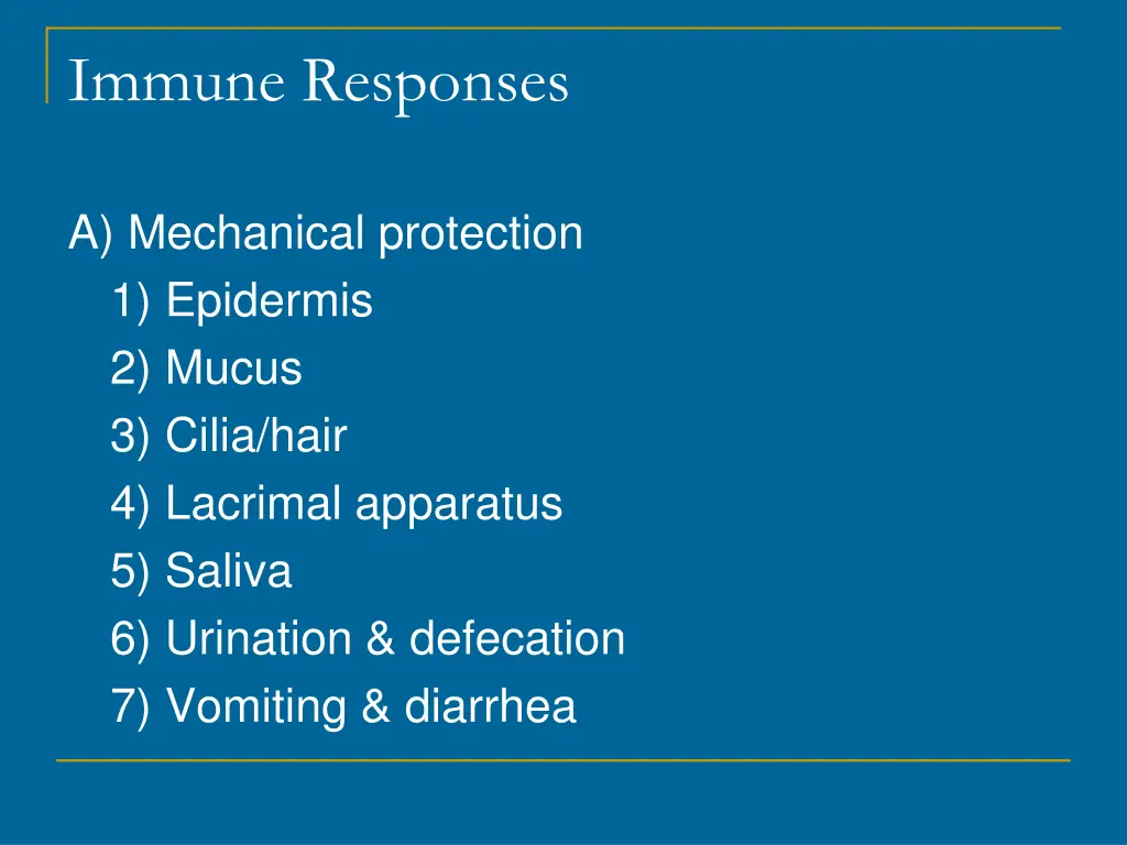 immune responses 1