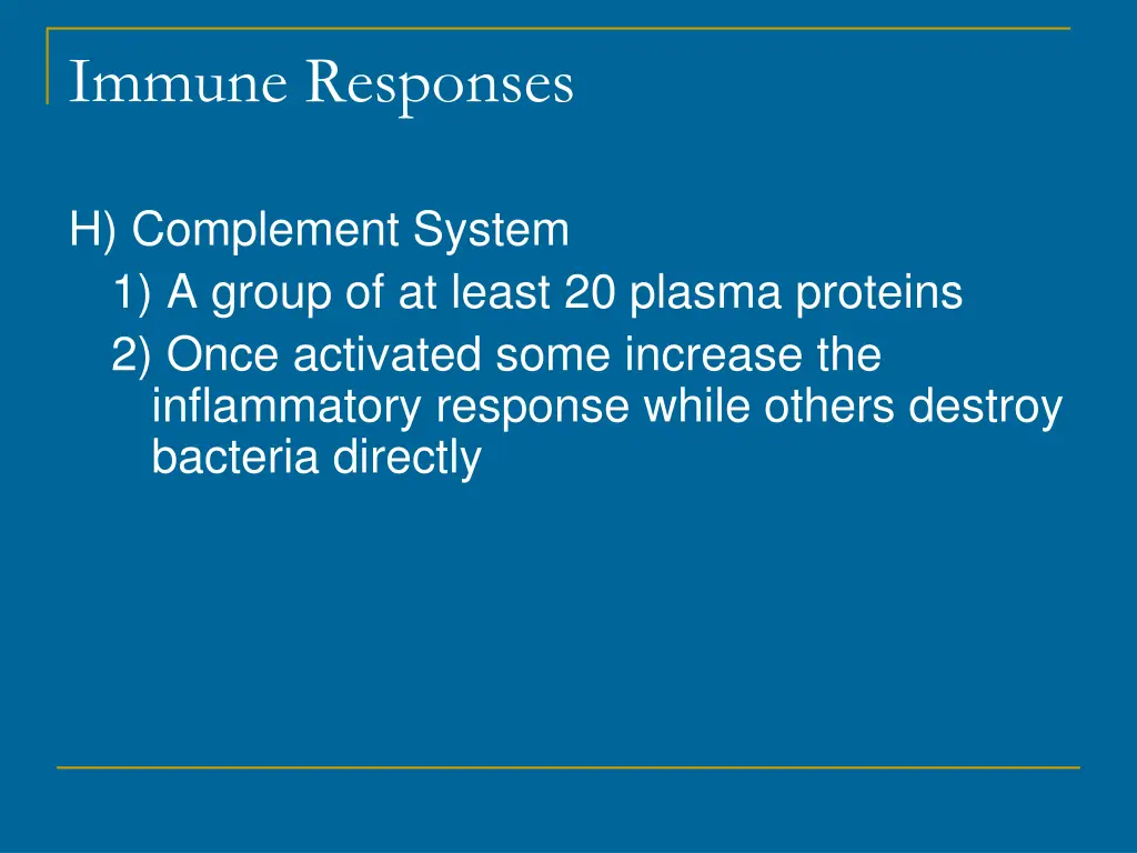 immune responses 11