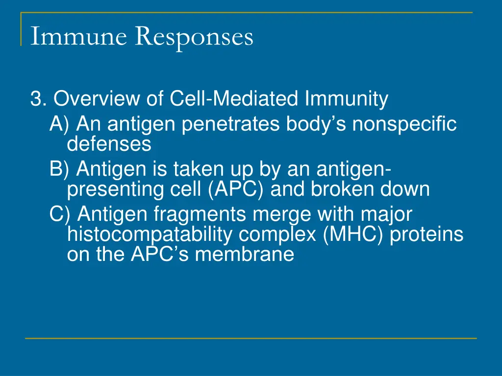 immune responses 14