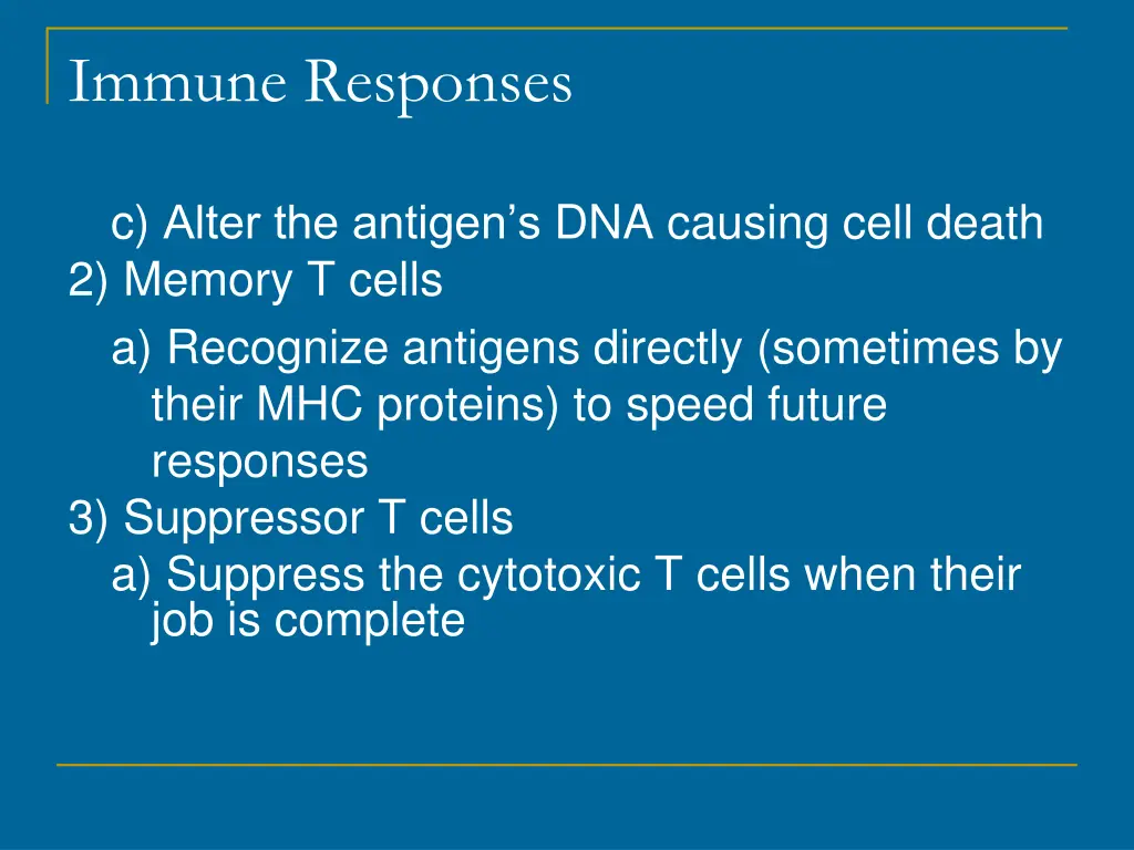 immune responses 15
