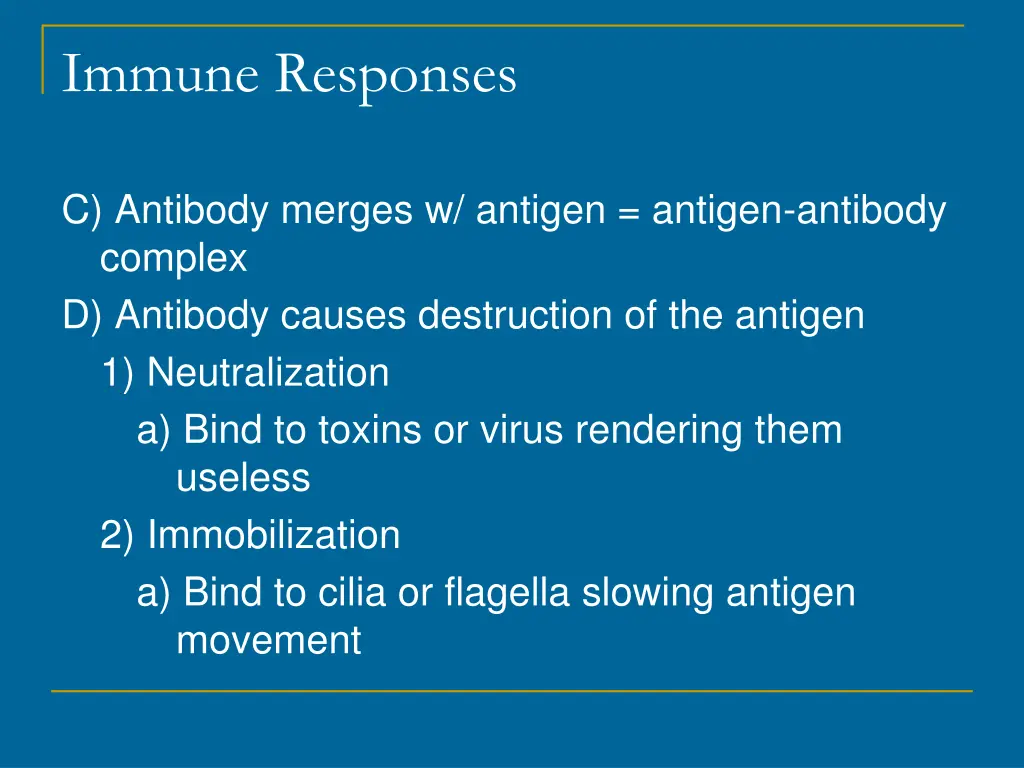 immune responses 18