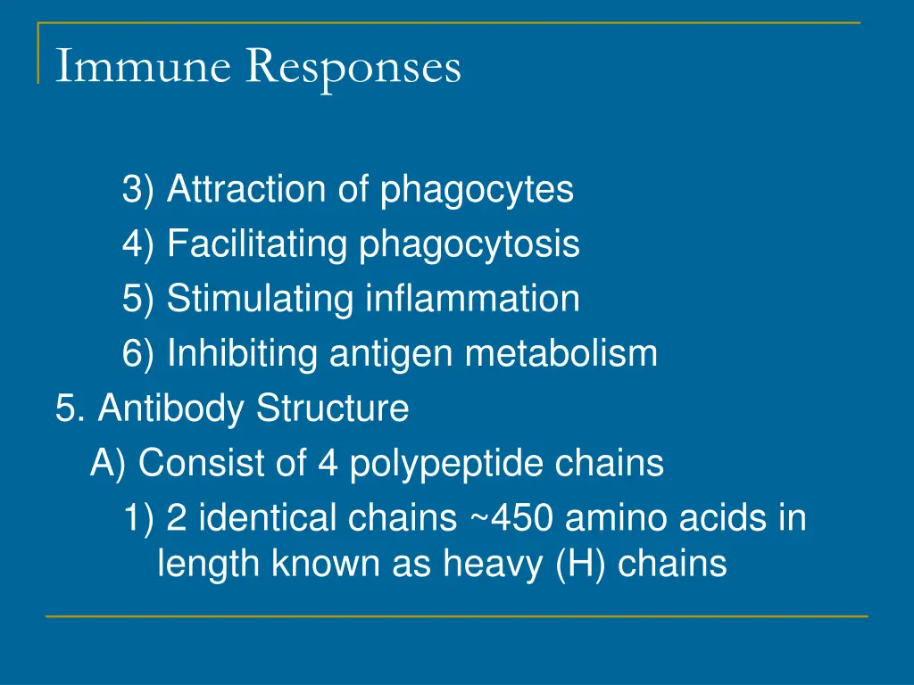 immune responses 19