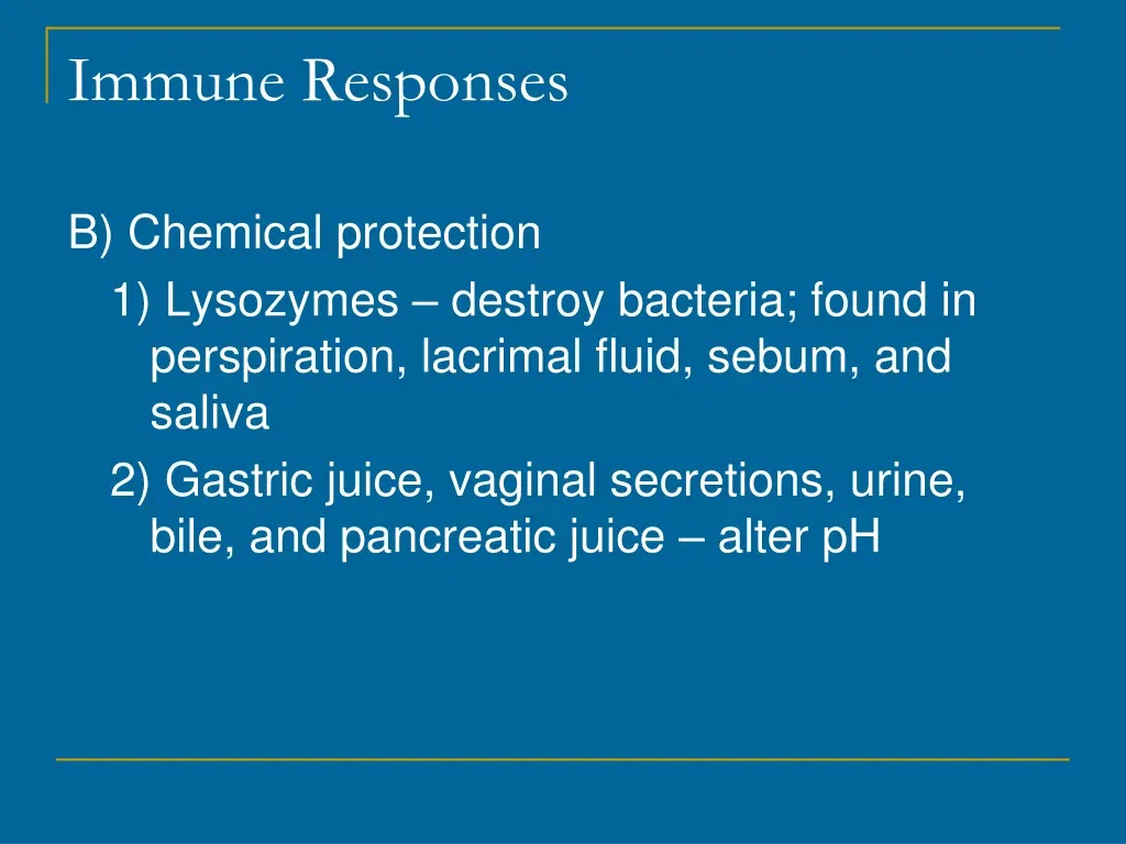 immune responses 2