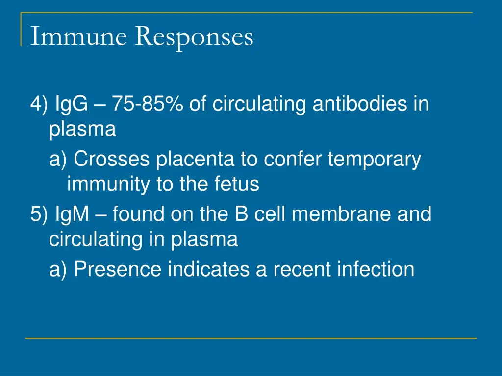 immune responses 23