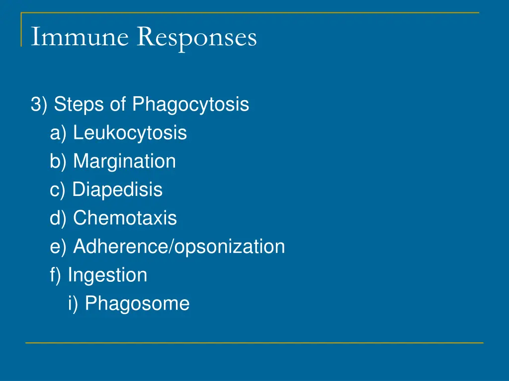 immune responses 6