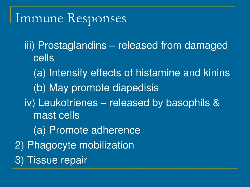 immune responses 9