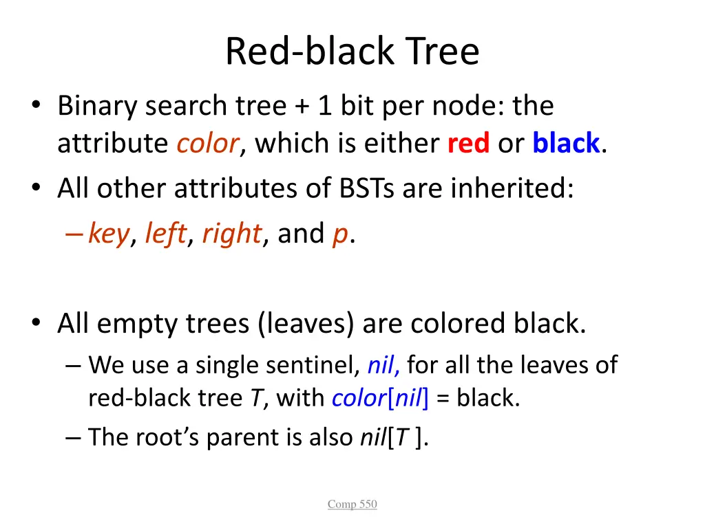 red black tree