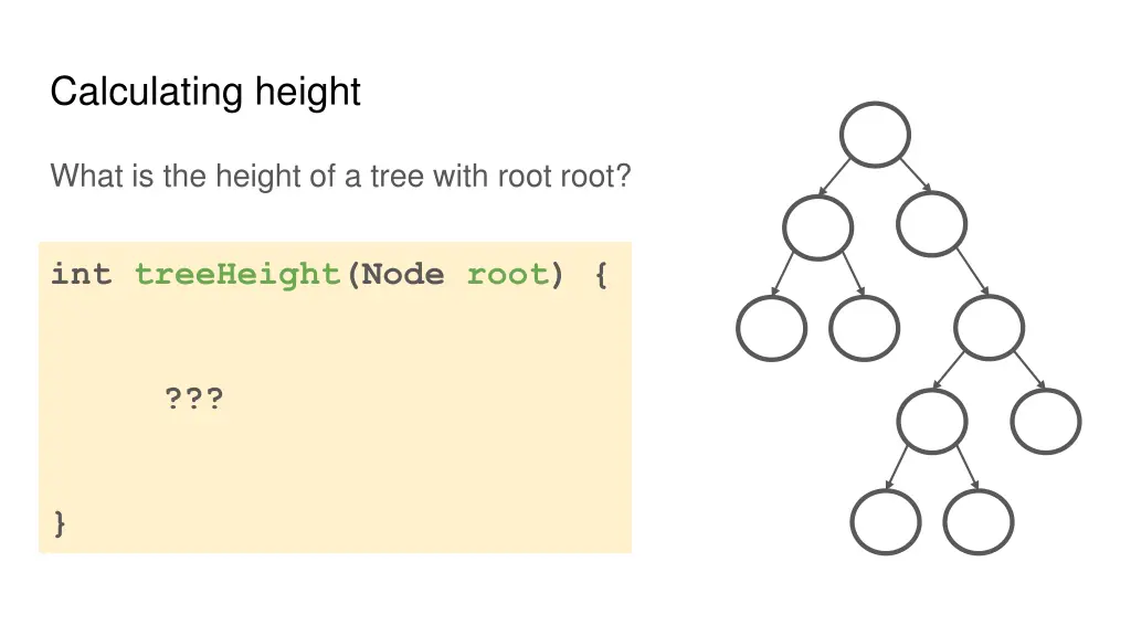 calculating height