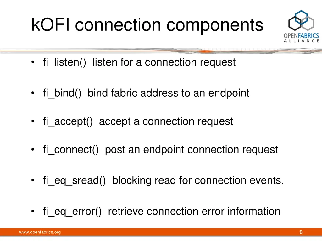 kofi connection components