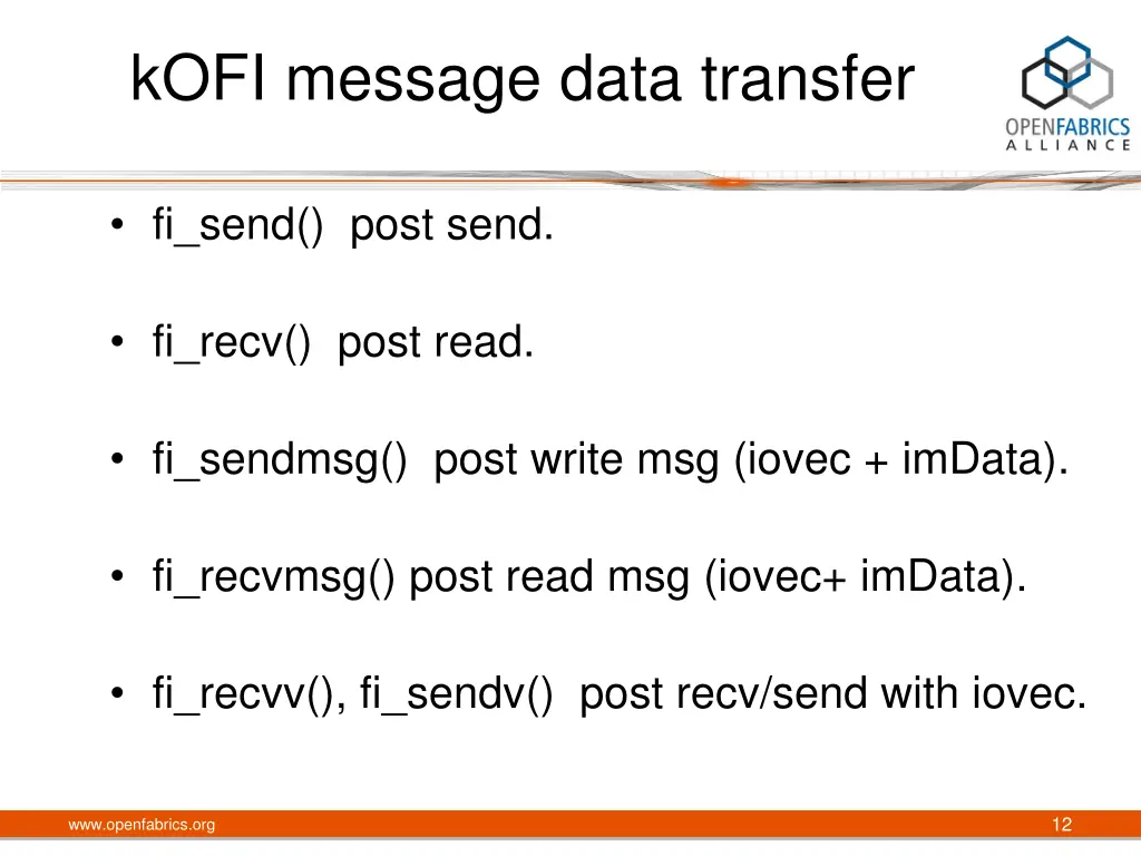 kofi message data transfer 1