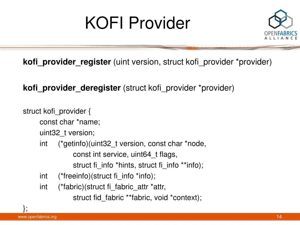 kofi provider