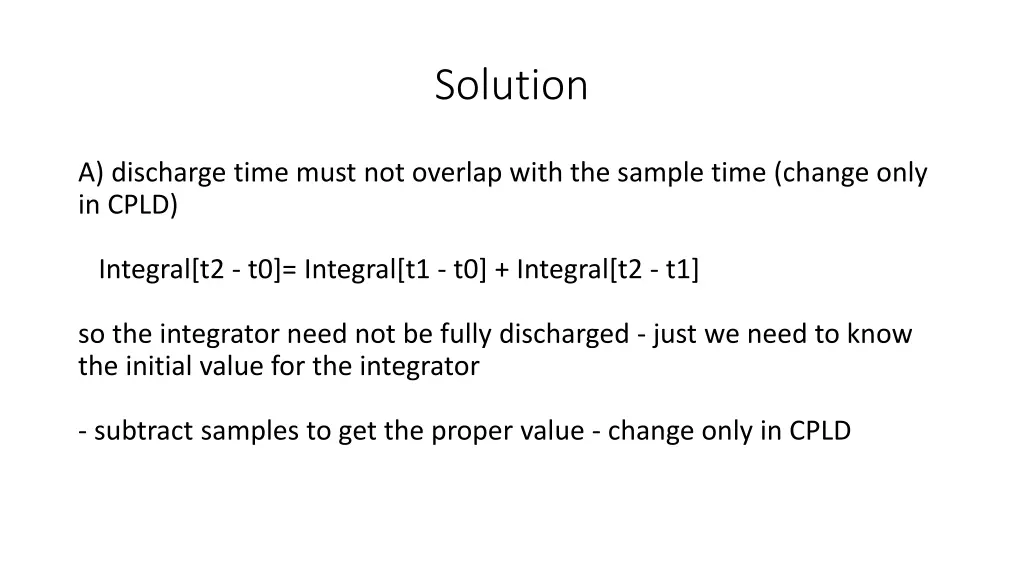 solution