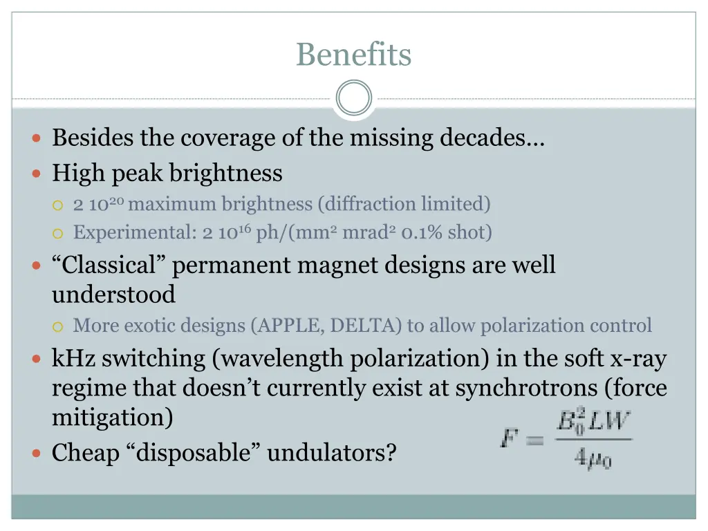 benefits
