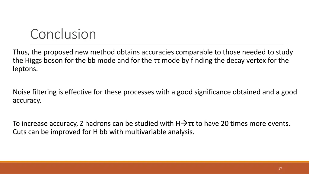 conclusion