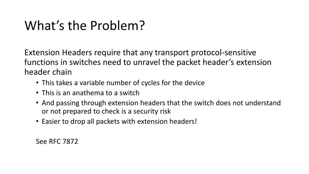 what s the problem