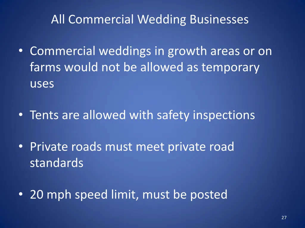 all commercial wedding businesses