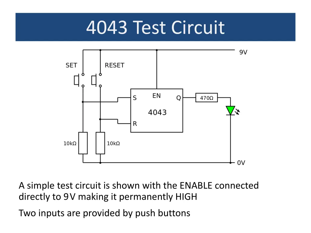 4043 test circuit