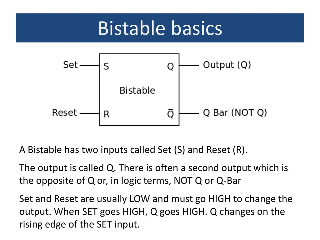 bistable basics