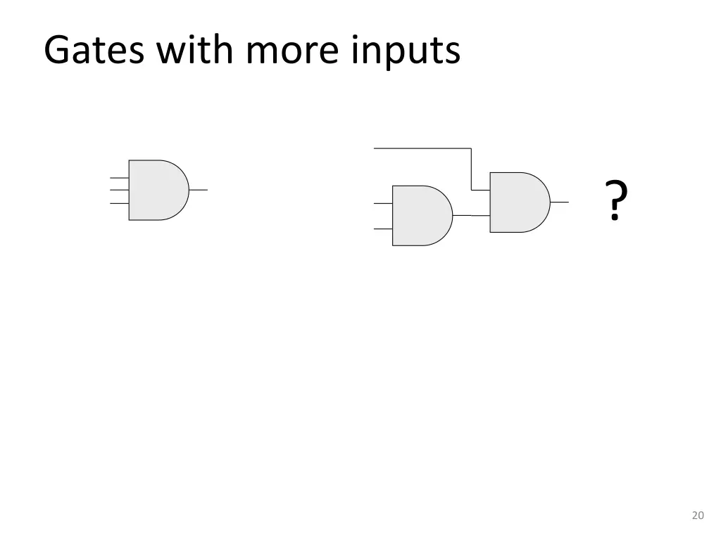 gates with more inputs