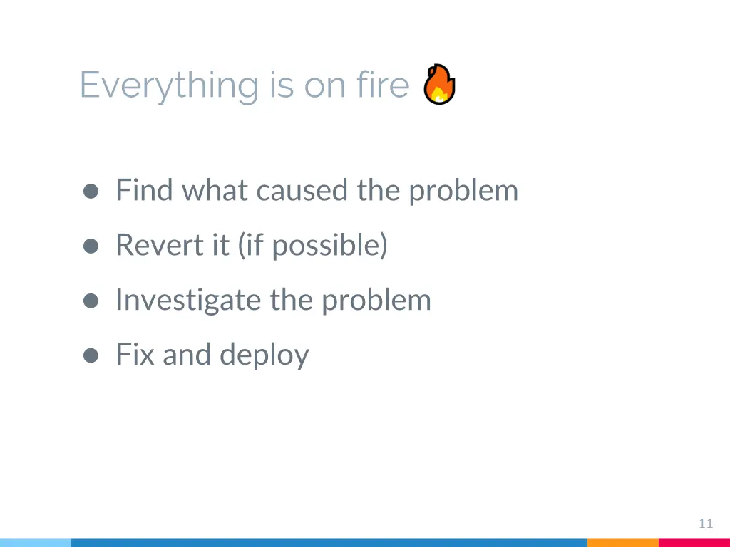 everything is on fire