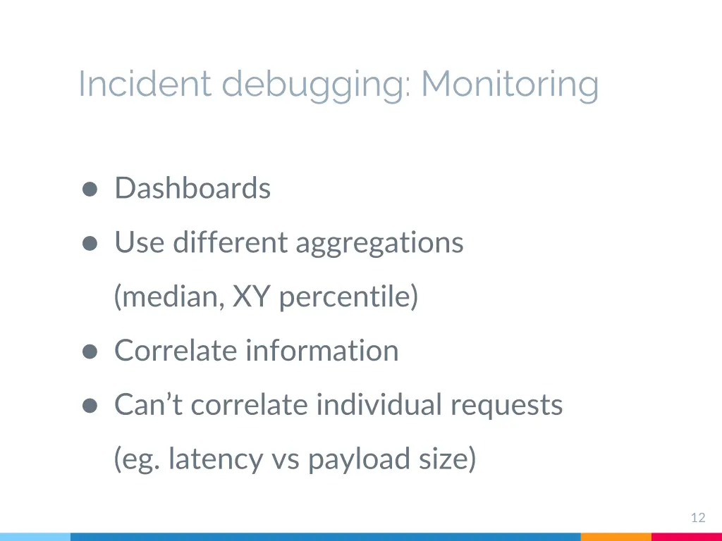incident debugging monitoring