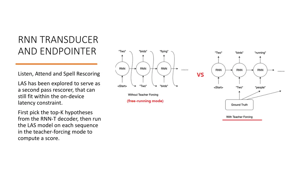 rnn transducer and endpointer 3