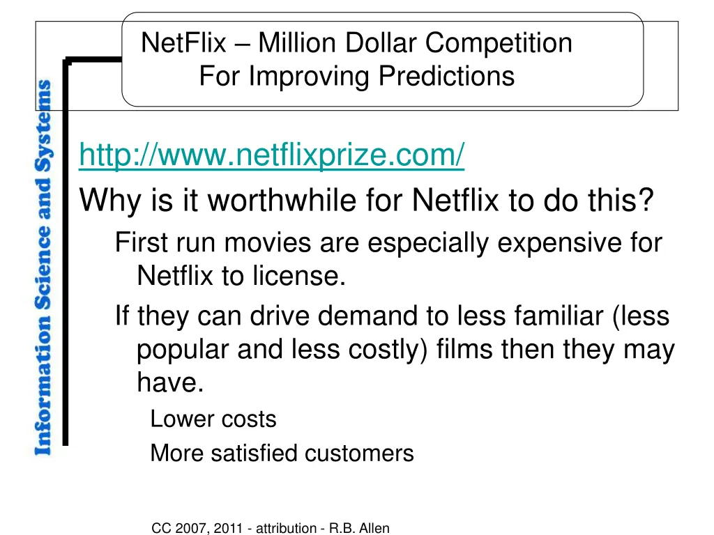 netflix million dollar competition for improving