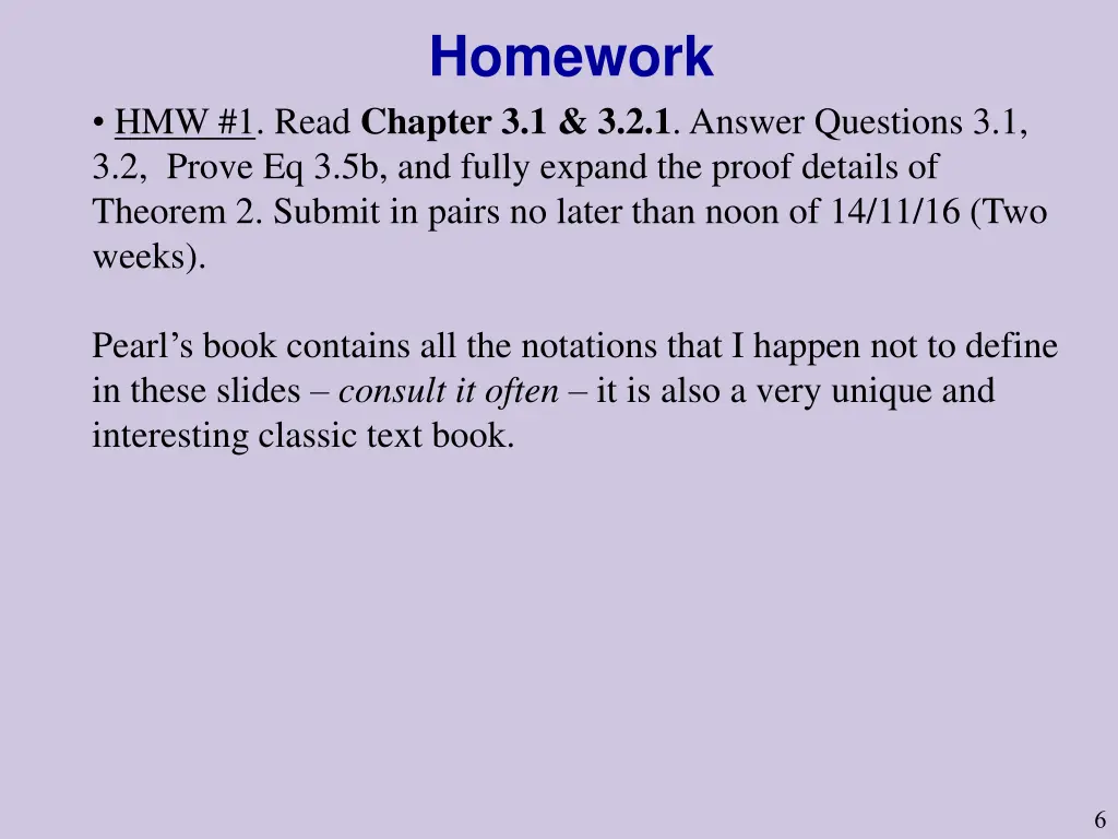 homework