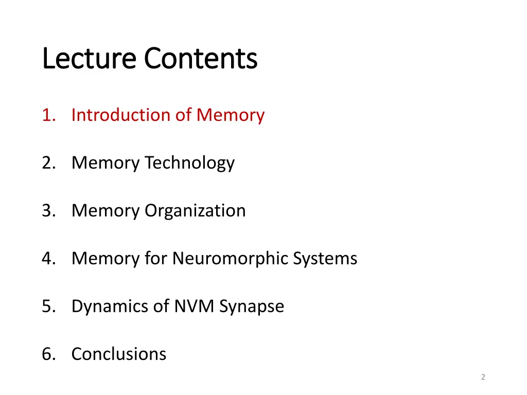 lecture contents lecture contents