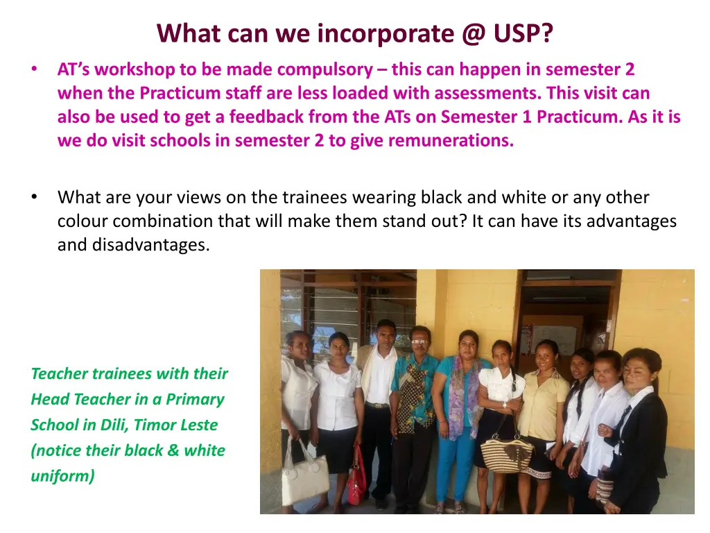 what can we incorporate @ usp