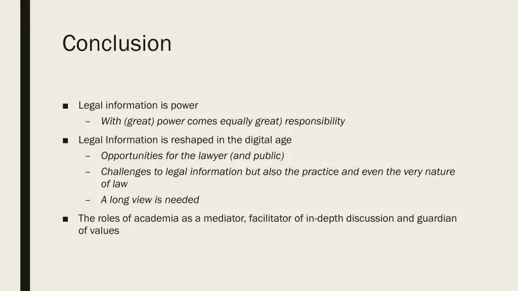 conclusion