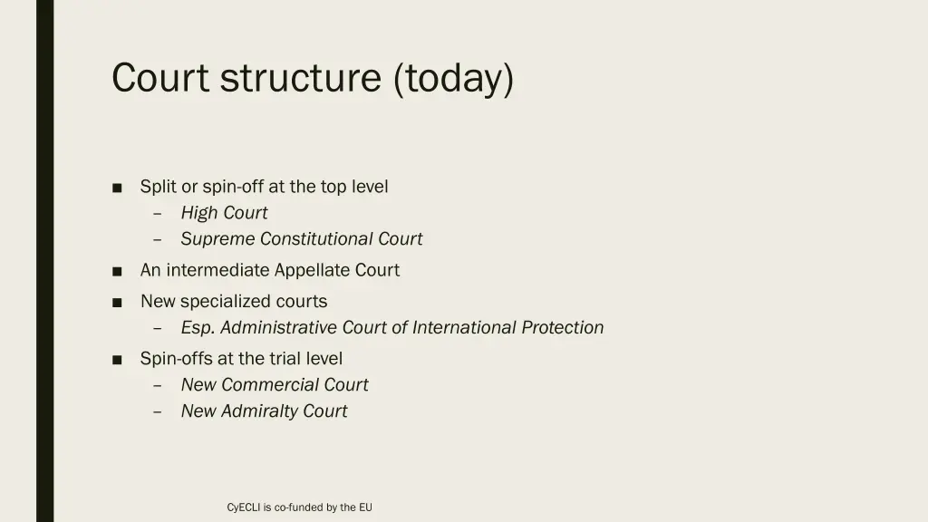 court structure today