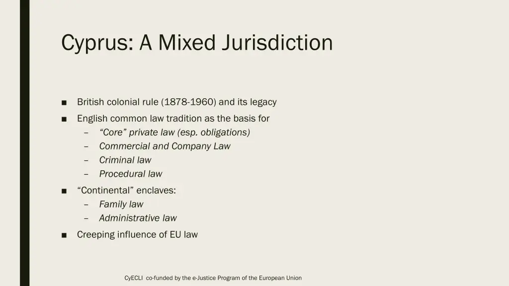 cyprus a mixed jurisdiction