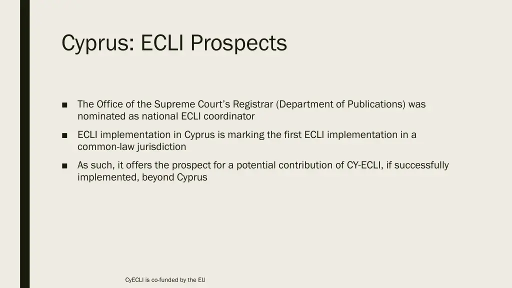 cyprus ecli prospects