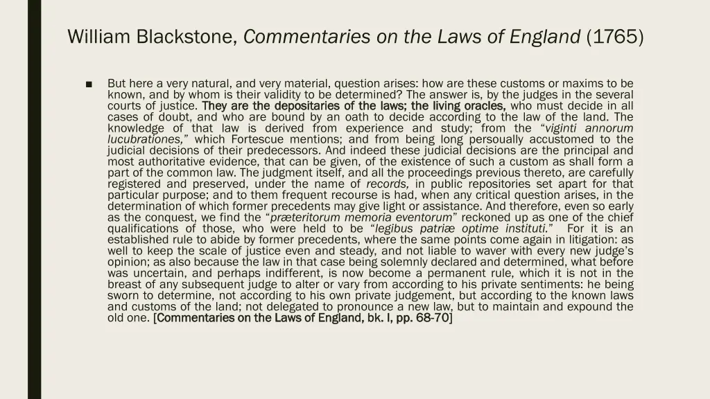 william blackstone commentaries on the laws