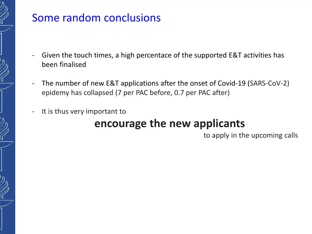 some random conclusions