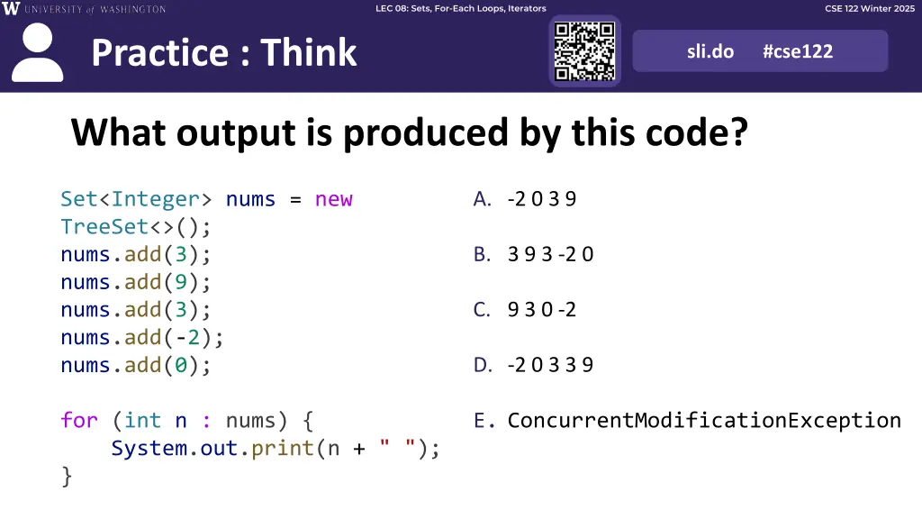 lec 08 sets for each loops iterators 13