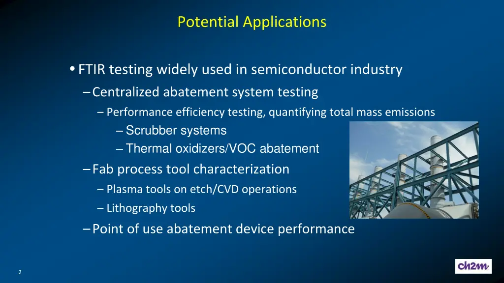 potential applications