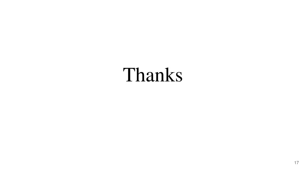 thanks
