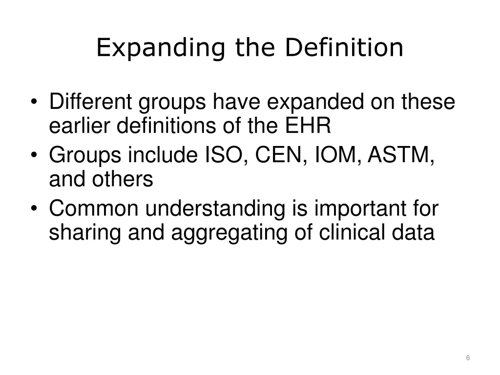expanding the definition