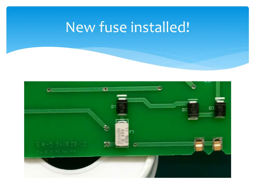 new fuse installed