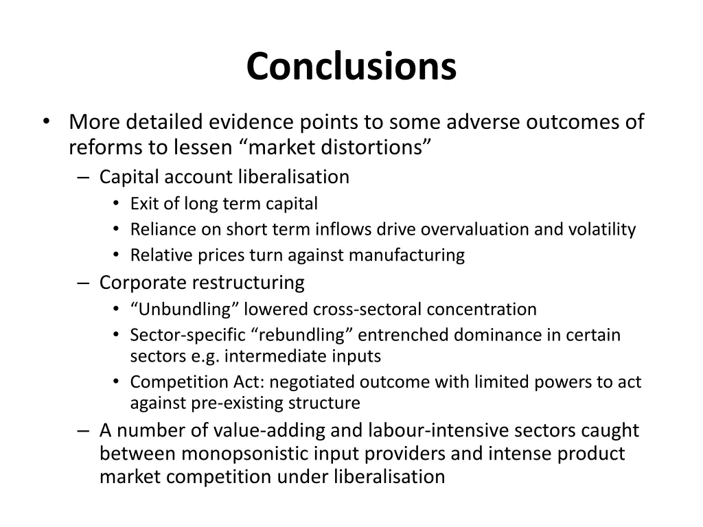 conclusions 1
