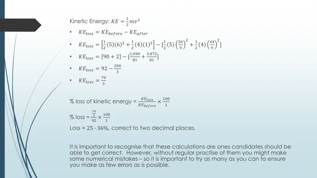 kinetic energy 1