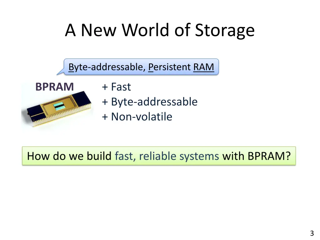 a new world of storage 1