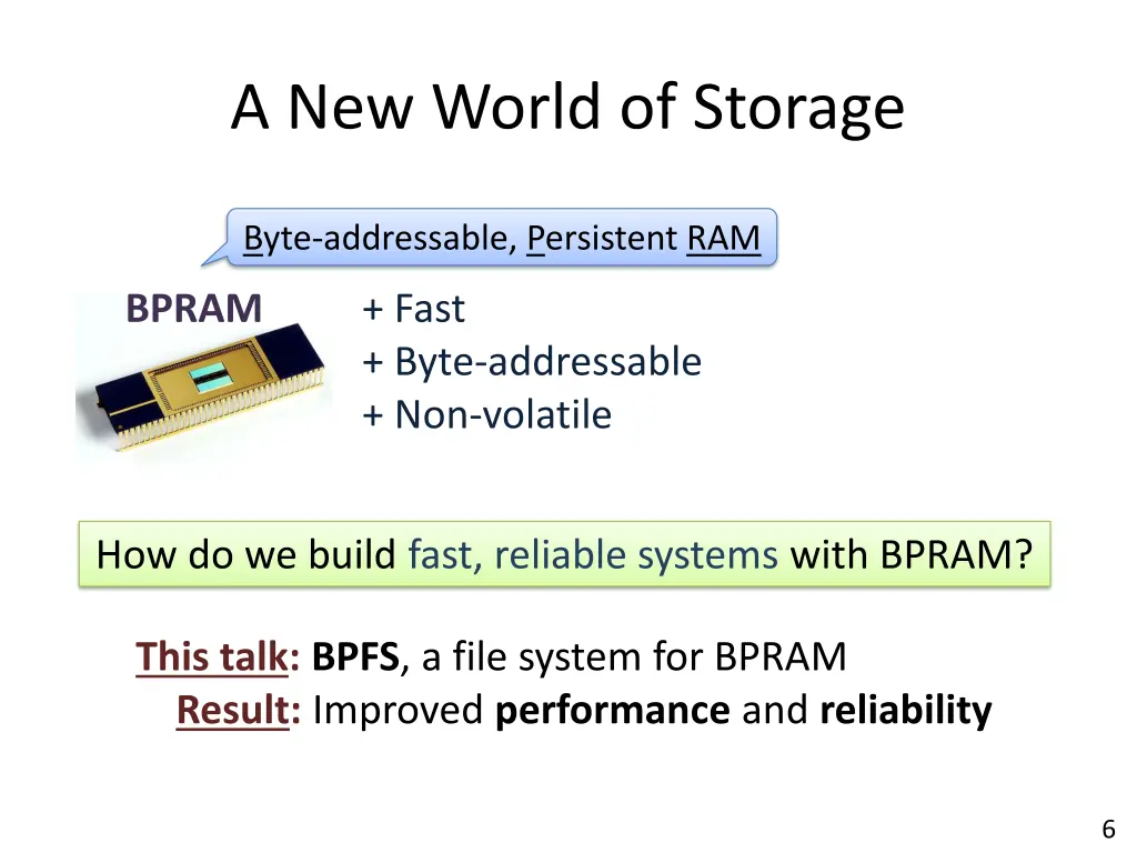 a new world of storage 2