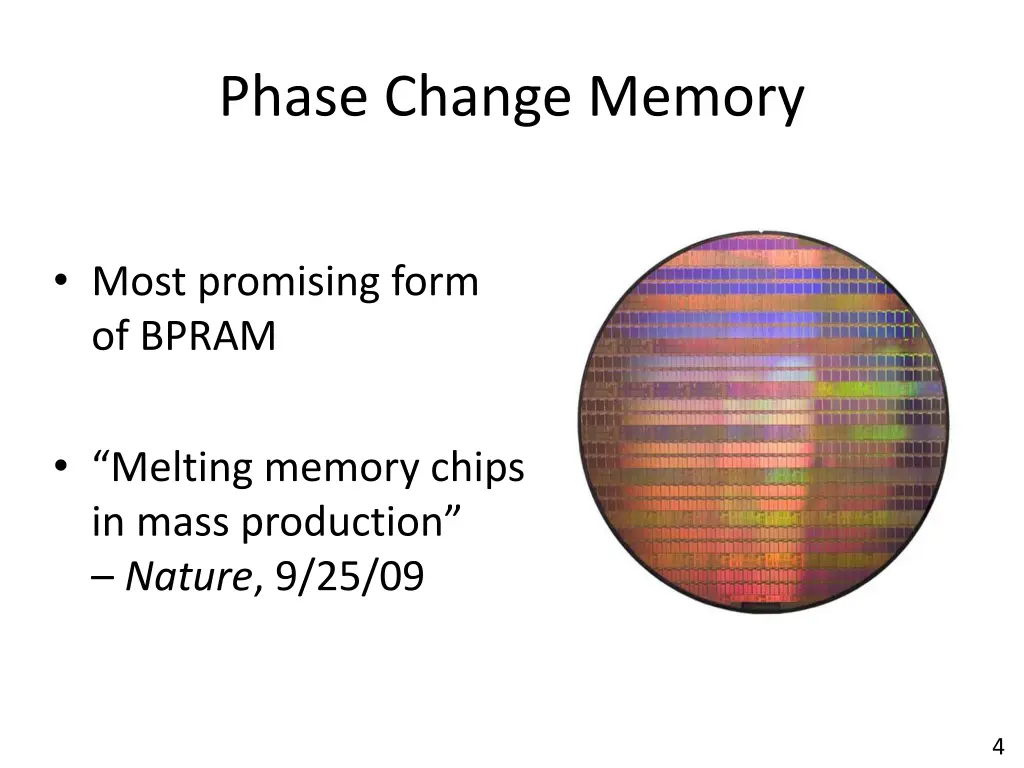 phase change memory