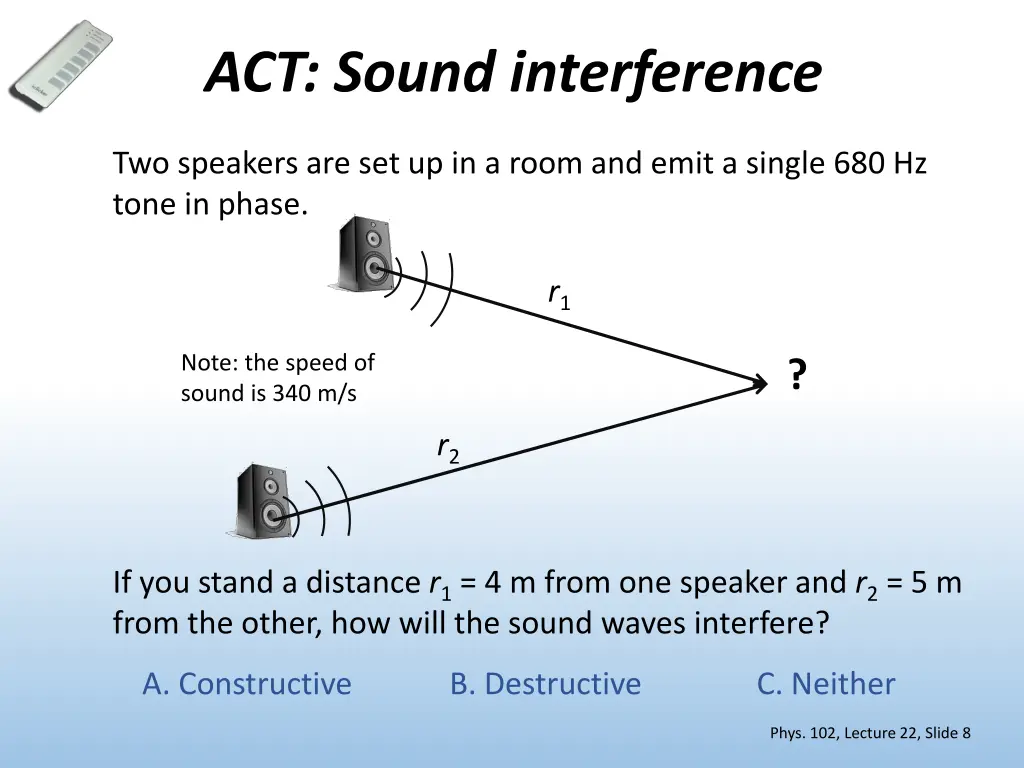 act sound interference