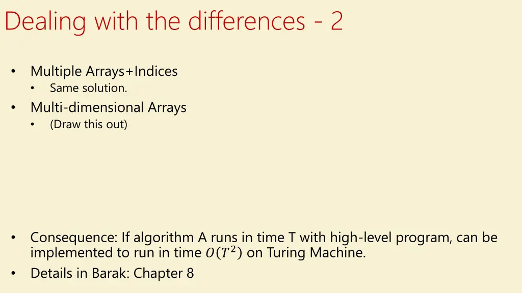 dealing with the differences 2