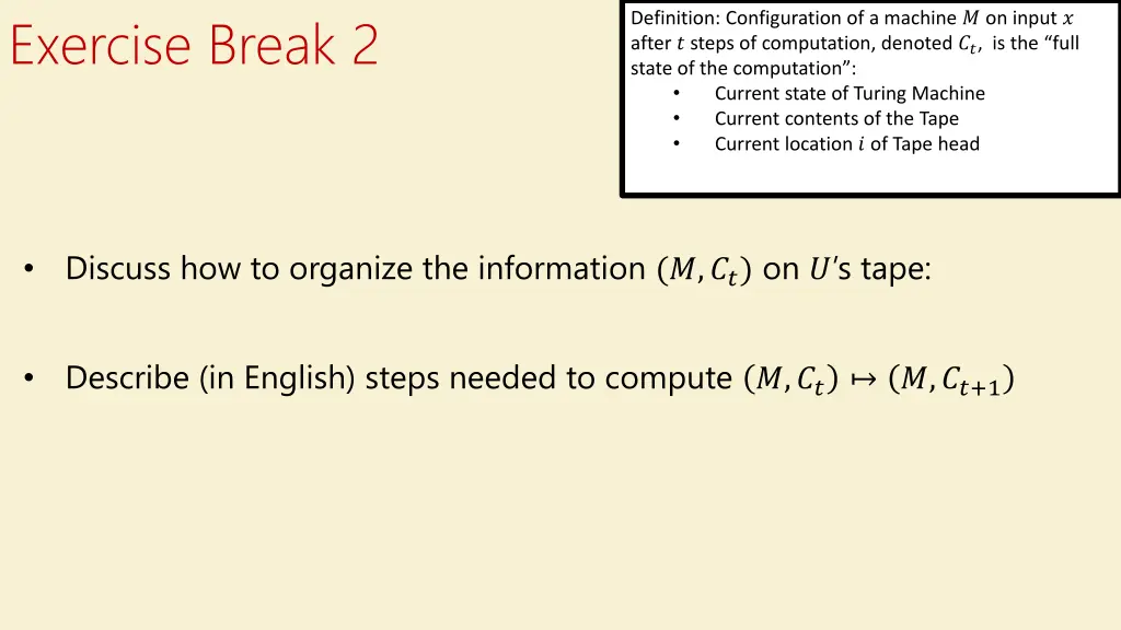 exercise break 2