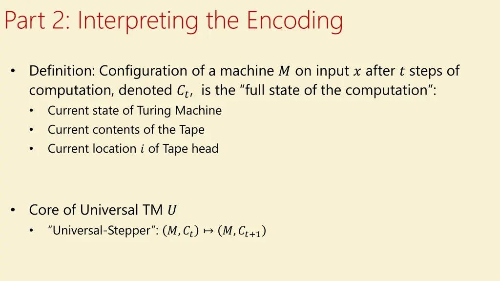 part 2 interpreting the encoding